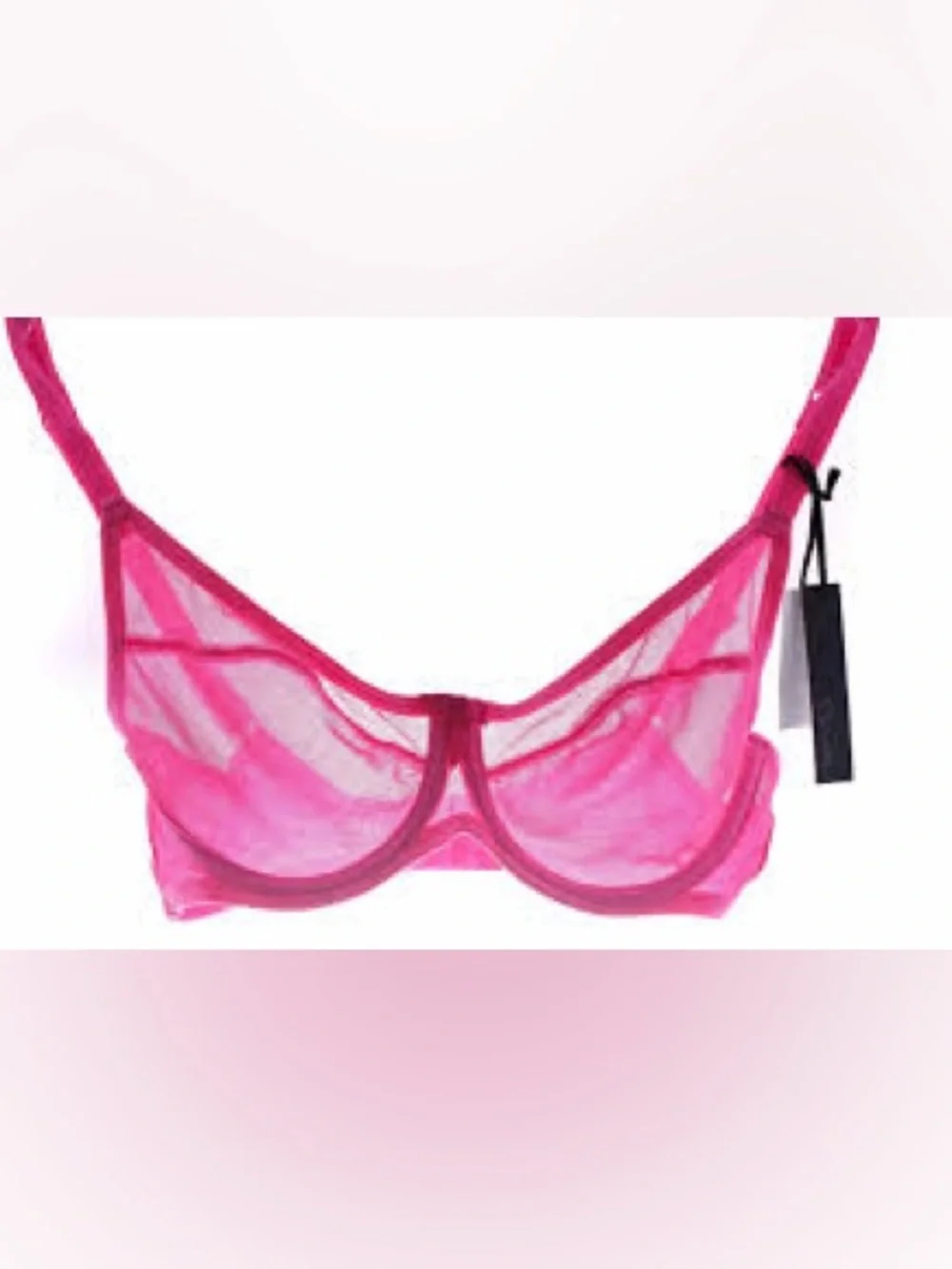SKIMS Smooth Underwire Bra in Bright Pink - Picture 3 of 6